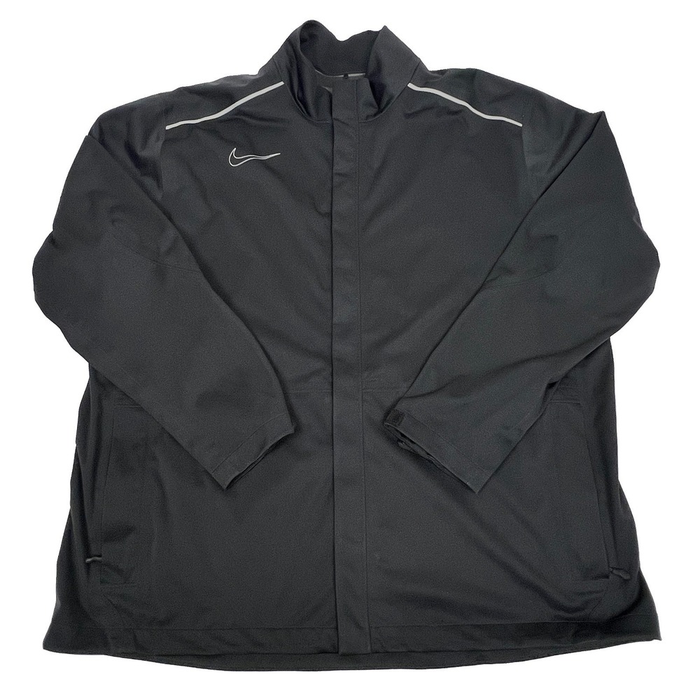 Nike Golf Storm-FIT 10 Windbreaker Rain Jacket 2XL Black Adjustable 484131-010